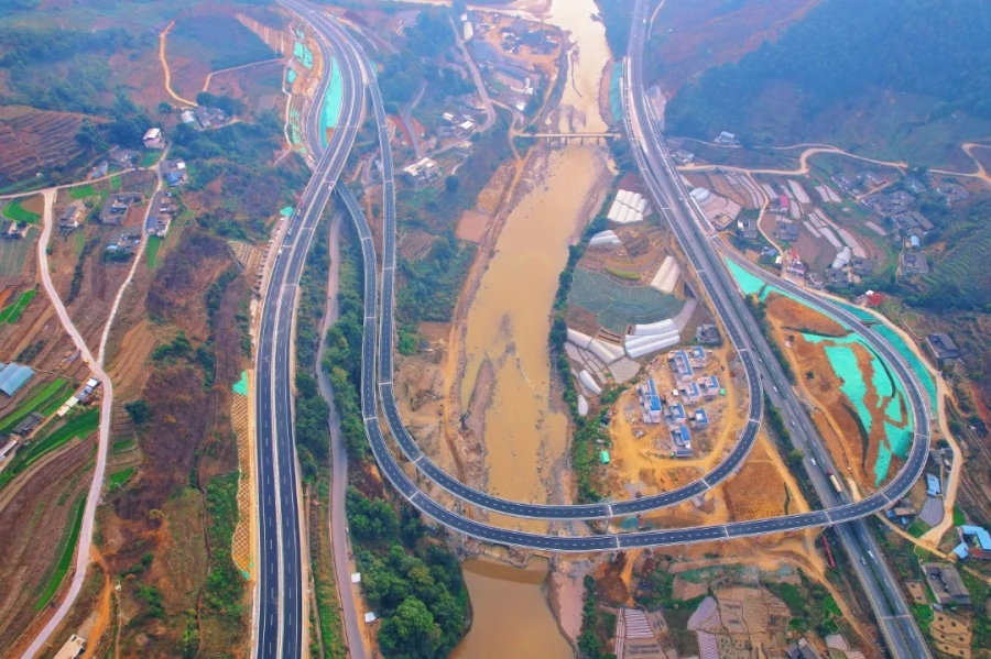 完美收官-公司参建的德会高速、广平高速平武段建成通车！