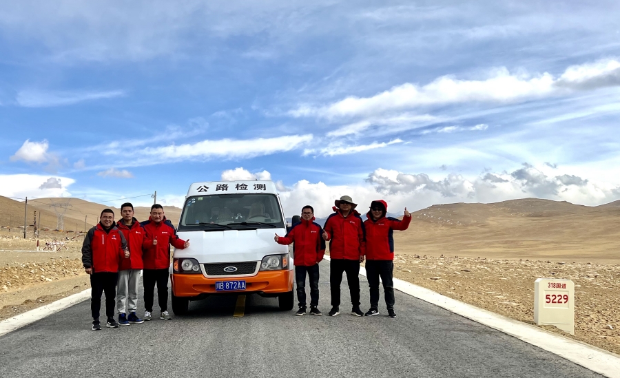 担使命 战高原┃西藏自治区“4.25”地震灾后交通恢复重建工程竣工质量检测顺利完成